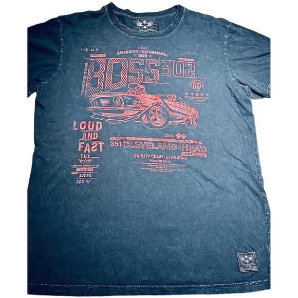 Vintage Speed BOSS 302 Limited Edition T-Shirt | Mens Med Black Red‎ Road Tested - Picture 9 of 10